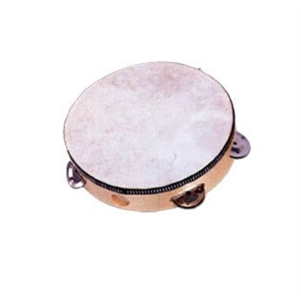 Lot de 2: Mano Percussion - Tambourine 8" with Calfskin Head - MP-T68H