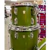 Image 2 : Ludwig - Classic Maple FAB 3-Piece Shell Kit Heritage Green L84233AXHGWC
