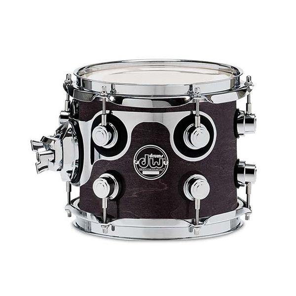 DW Drums - Performance Series Tom 7" x 8" - Ebony Stain Gloss Lacquer - DRPL0708STES