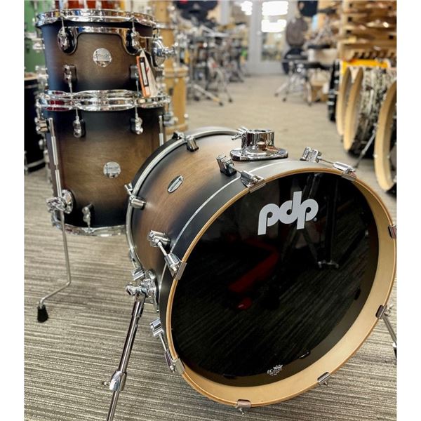PDP - Concept Maple 3-Piece Shell Pack Charcoal Burst Lacquer PDCM18BPSCB