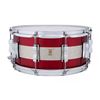 Image 1 : Ludwig - Classic Maple 6.5 x 14" Snare Drum - Red/Silver Tri-Band - LS403XX3D