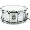 Image 1 : SJC Drums - Alpha Steel Polished Chrome Over Steel Snare 6.5x14 ALPHA-STEEL
