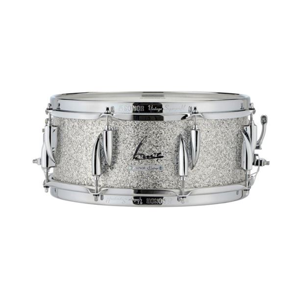 Sonor - 13" x 6" Vintage Series Snare Drum - Vintage Silver Glitter - VT-1306SDW-VSG