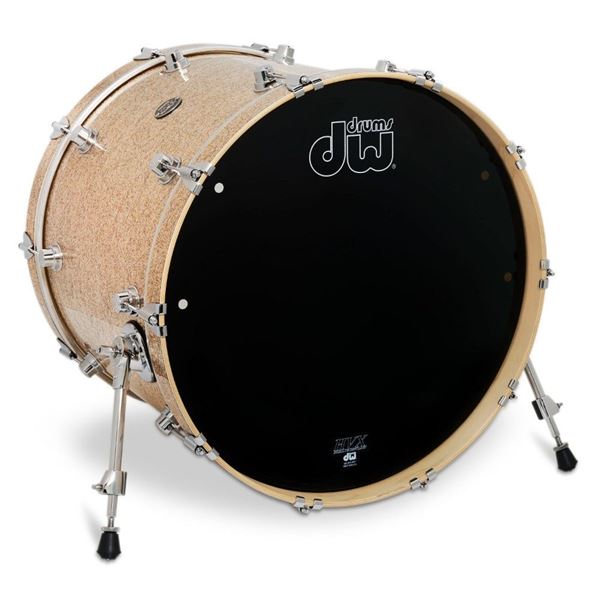 DW Drums - Performance Series Bass Drum 18x22 Bermuda Sparkle Finish Ply DRPF1822KKBR
