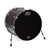 Image 1 : DW Drums - Performance Series Bass Drum 16" x 20" - Ebony Stain Gloss Lacquer - DRPL1620KKES