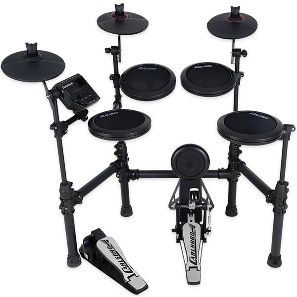CARLSBRO - 5-Piece Mesh Head Electronic Drum Kit CSD15M