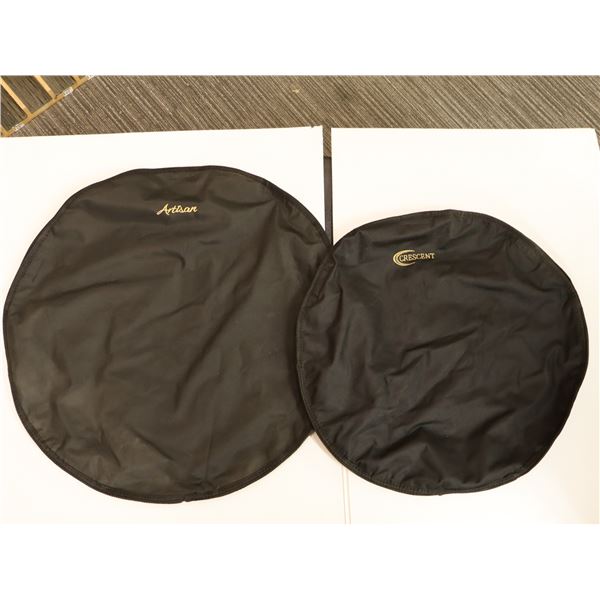 LOT OF 2 ASSORTED CYMBAL BAGS