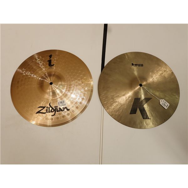 LOT OF 2 Zildjian 14" I SERIES TOP K SERIES BOTTOM