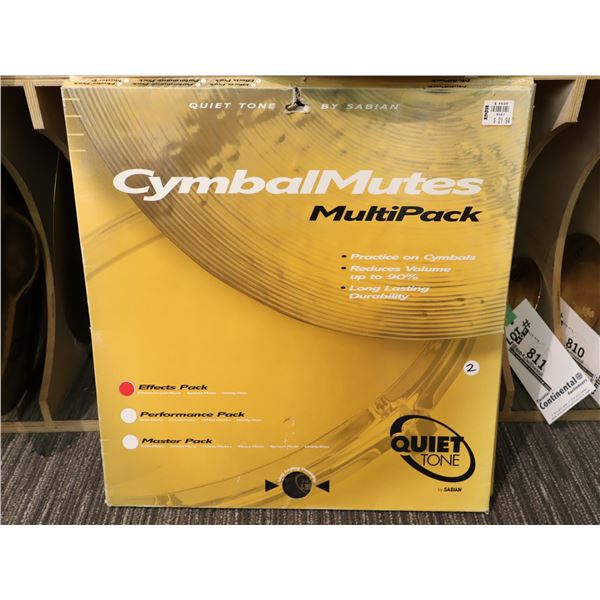 Lot de 2: DA SABIAN CYM MUTE EFFECTS PK CMEP