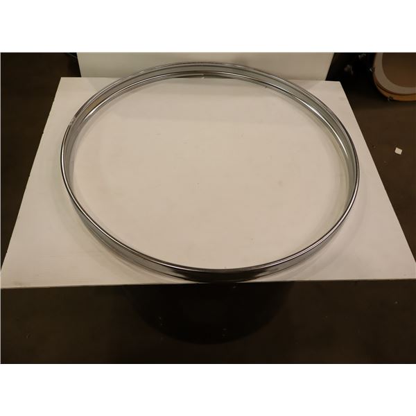 22" CHROME BASS DRUM HOOP