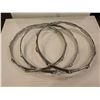 Image 1 : LOT OF 3pcs OF 14", 10 LUG DRUM HOOPS