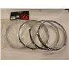 Image 1 : LOT OF 4pcs OF 10", ASSORTED DRUM HOOPS