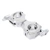 Image 1 : Lot de 2: Pearl - Multi-Angle Round Pipe Clamp Dual  - PCR-100