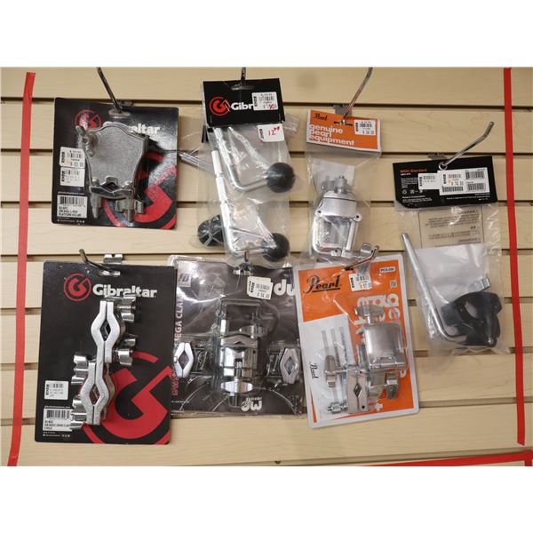LOT OF 11pcs OF ASSORTED CLAMPS AND HOLDERS