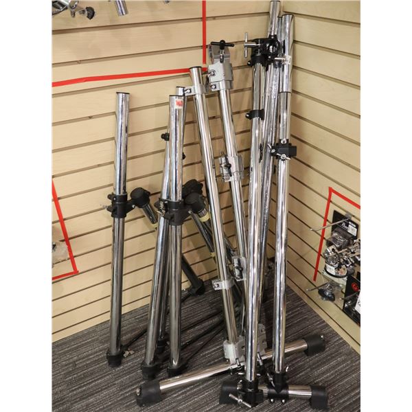 LOT OF 10pcs OF ASSORTED RACK BARS AND CLAMPS