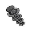 Image 1 : Evans -  dB One Rock Pack (10" 12" 16") with 14" dB One Snare Batter and 22" dB One Bass Batter  EPP