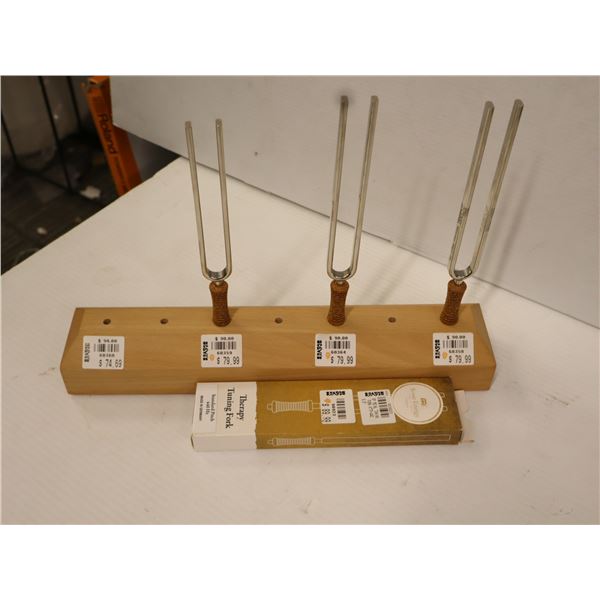 LOT OF 4 ASSORTED TUNING FORKS