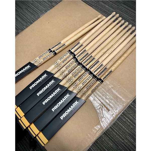 Lot de 4: Promark - Neil Peart Signature Shira Kashi Oak Wood Tip Drumstick PW747W