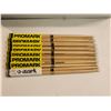 Image 1 : LOT OF 8 PAIRS ASSORTED PROMARK NILON TIP DRUMSTICKS