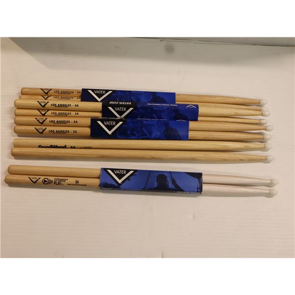LOT OF 4 PAIRS ASSORTED VATER DRUMSTICKS