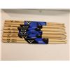Image 1 : LOT OF 6 PAIRS ASSORTED VATER POWER 5 DRUMSTICKS