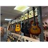 Image 1 : SAMPLE OF WHAT'S COMING — Acoustic guitars in an assortment of finishes and body styles.