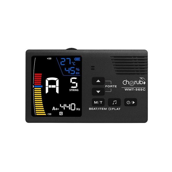 Cherub - 5-in-1 Rechargeable String Instrument Mate Hygrometer & Thermometer Equipped  - WMT-565C