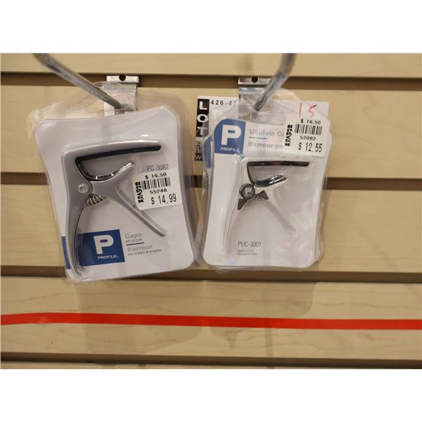 LOT OF 5 ASSORTED PROFILE CAPOS