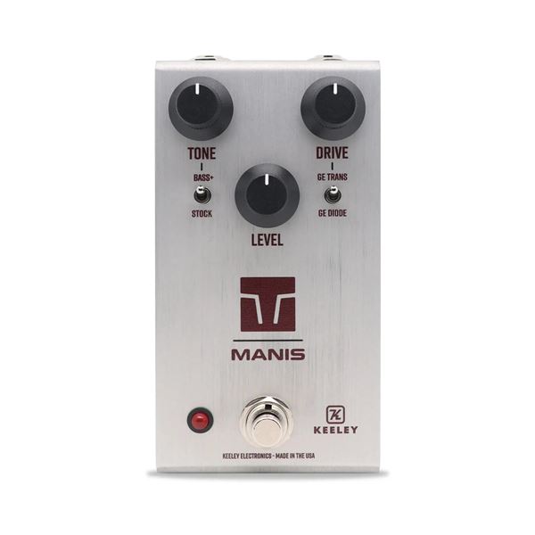 Keeley - Manis Overdrive - Brushed Silver - MANIS-SILVER