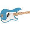 Image 3 : Squier - Squier Sonic™ Precision Bass® - Maple Fingerboard - White Pickguard - California B