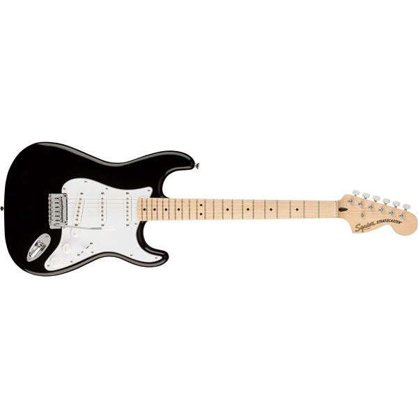 Squier - Affinity Series™ Stratocaster® - Maple Fingerboard - White Pickguard - Black 037-8