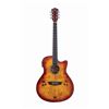 Image 1 : Washburn - Deep Forest Burl Grand Auditorium Acoustic-Electric Guitar - Amber Fade - DFBACEA