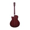 Image 2 : Washburn - Deep Forest Burl Grand Auditorium Acoustic-Electric Guitar - Amber Fade - DFBACEA