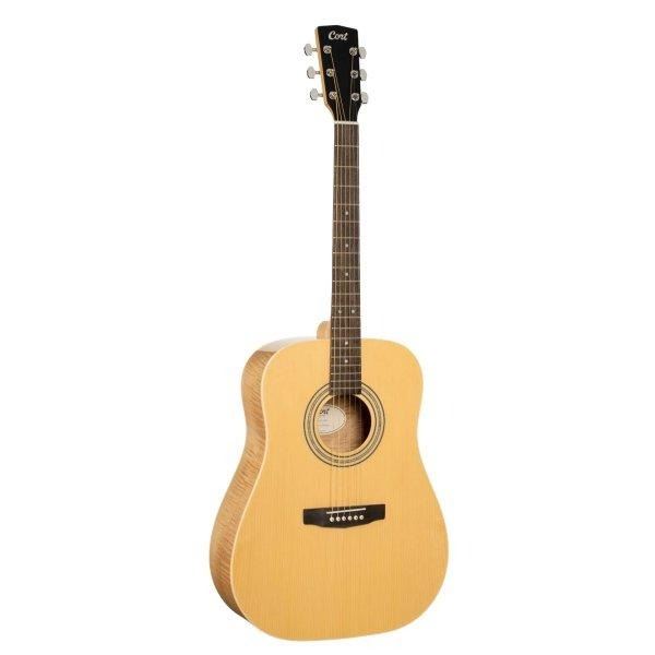 Cort Guitars - Dread Flamed Maple Natural Gloss Acoustic Guitar AD-FM-NAT