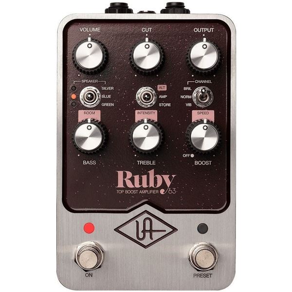 Universal Audio - UAFX Ruby '63 Top Boost Amplifier UA-GPM-RUBY
