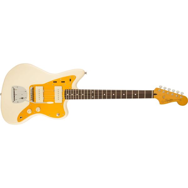 Squier - J Mascis Jazzmaster® - Laurel Fingerboard - Gold Anodized Pickguard - Vintage White 037-106