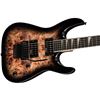 Image 3 : Jackson - JS Series Dinky® JS32 DKAP -  Amaranth Fingerboard -  Transparent Black Burst  - 291-8824-