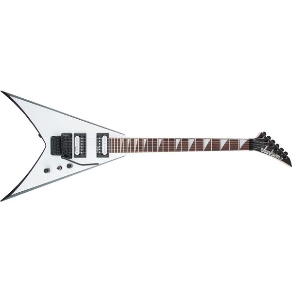 Jackson - JS Series King V™ JS32 - Amaranth Fingerboard - White with Black Bevels - 291-022