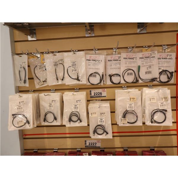 LOT OF 95pcs OF ASSORTED EBS AND VOODOO LAB POWER CABLES
