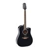 Image 1 : Takamine - G-Series Cutaway Dreadnought Acoustic Guitar With Gig Bag - Black  - GD34CE-BLK