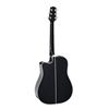 Image 2 : Takamine - G-Series Cutaway Dreadnought Acoustic Guitar With Gig Bag - Black  - GD34CE-BLK