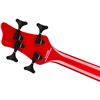 Image 4 : Jackson - X Series Spectra Bass SBX IV -  Laurel Fingerboard -  Candy Apple Red  - 291-9904-509