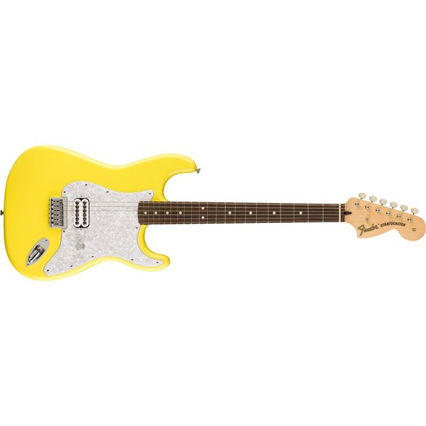 Fender - Limited Edition Tom DeLonge Stratocaster® - Rosewood Fingerboard - Graffiti Yellow 014-8020
