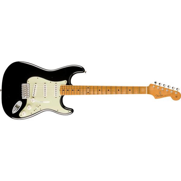 Fender - Limited Edition Vintera® II Road Worn® '60s Stratocaster® - Maple Fingerboard - Black - 014