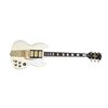 Image 1 : Epiphone - 1963 Les Paul SG Custom with Maestro Vibrola with Case - Classic White  ECSGC63CWVGM
