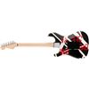 Image 2 : EVH - EVH® Striped Series Circles -  Maple Fingerboard -  White and Black  - 510-7902-386