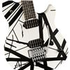 Image 4 : EVH - Wolfgang® Special Striped Series -  Ebony Fingerboard -  Black and White  - 510-7702-317