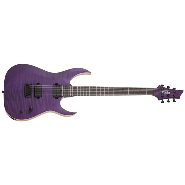Schecter - "John Browne Tao-6 Electric Guitar - Satin Trans Purple - 462-SHC