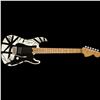 Image 1 : EVH - Striped Series '78 Eruption - Maple Fingerboard - White with Black Stripes Relic 510-7900-576