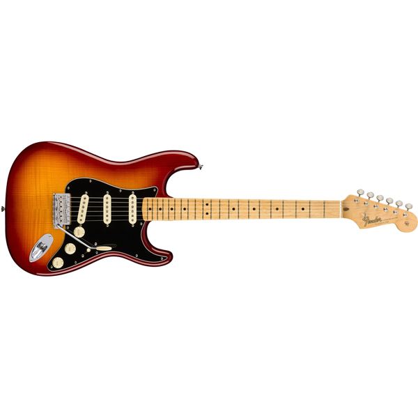 Fender - Rarities Flame Ash Top Stratocaster® Plasma Red Burst 0176502873